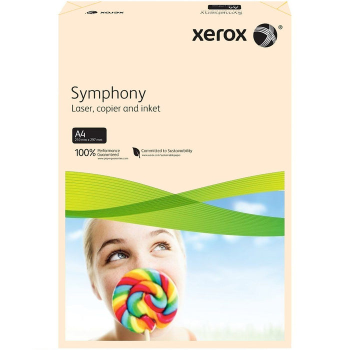 Sz.fénymásolópapír karton XEROX SYMPHONY A/4 160g (250ív/csg) közép krém  3R96045