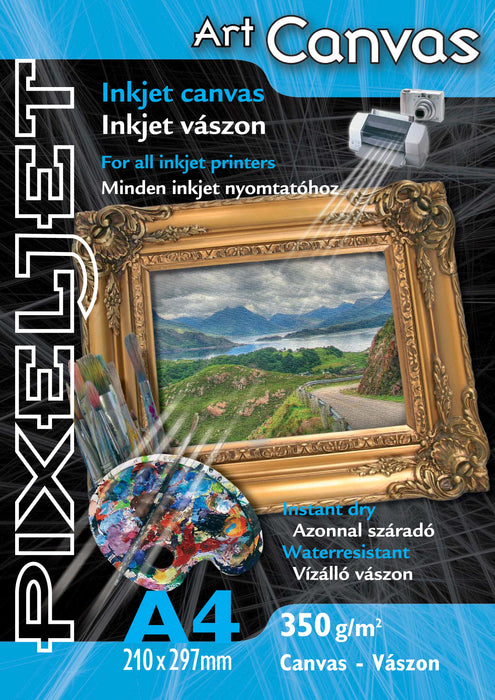 Fotóvászon PIXELJET A/4 Art Canvas 350g (5ív/csg)