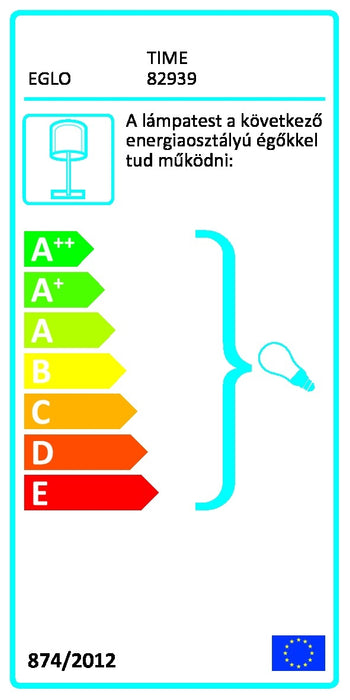 Asztali lámpa EGLO LED Plano (4W) ezüst  95829