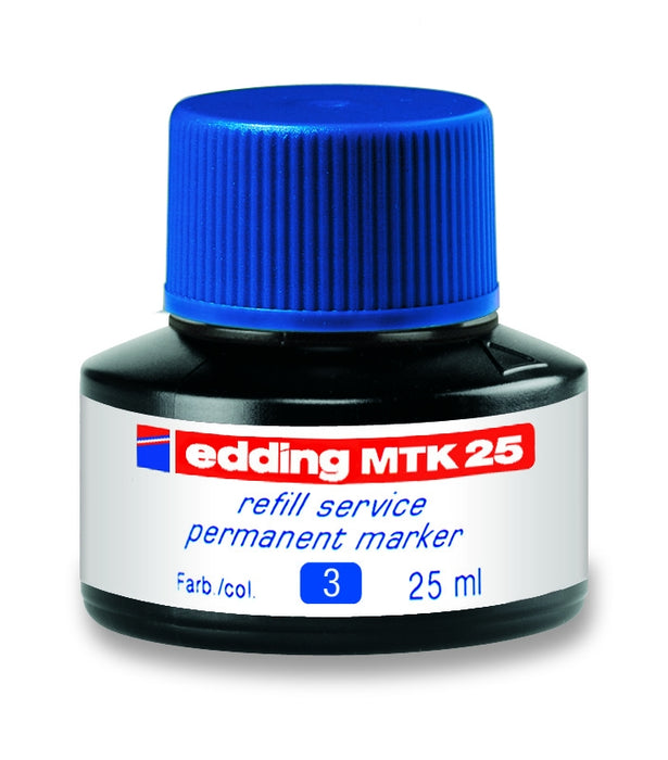 Utántöltő tinta EDDING MTK25 markerhez permanent kék  25ml