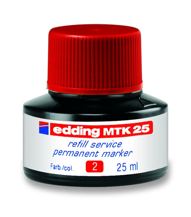 Utántöltő tinta EDDING MTK25 markerhez permanent piros  25ml