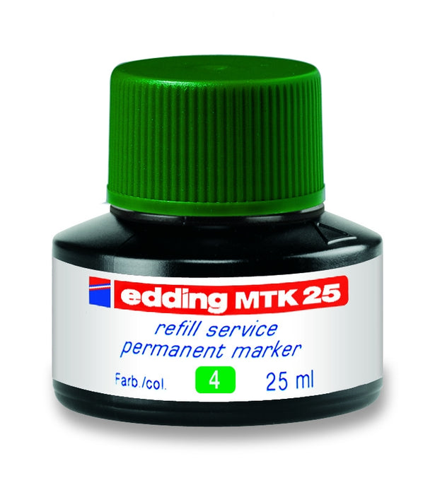 Utántöltő tinta EDDING MTK25 markerhez permanent zöld  25ml