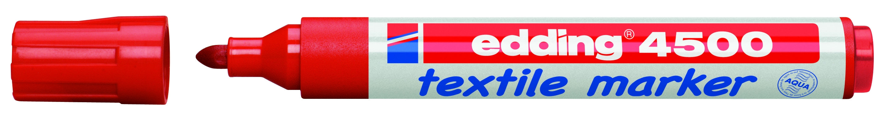 Textilfilc EDDING 4500 (2-3mm) kerekített végű piros