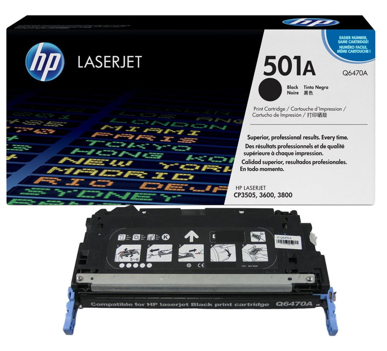 Toner HP Q6470A fekete eredeti