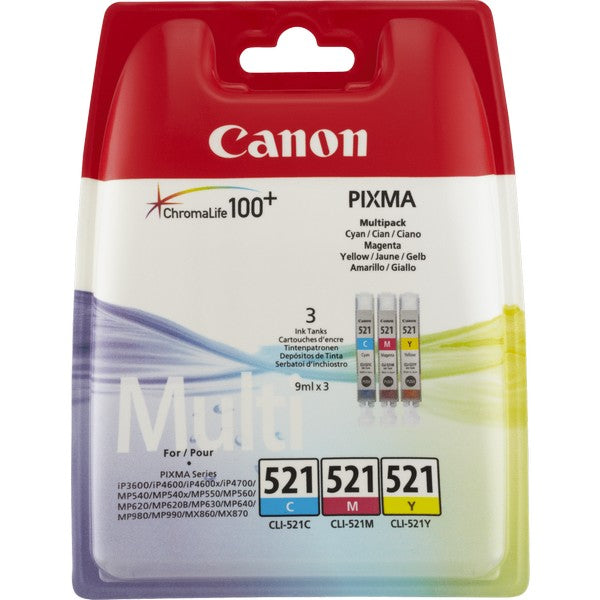 Tintapatron CANON Multipack CLI-521 színes  eredeti